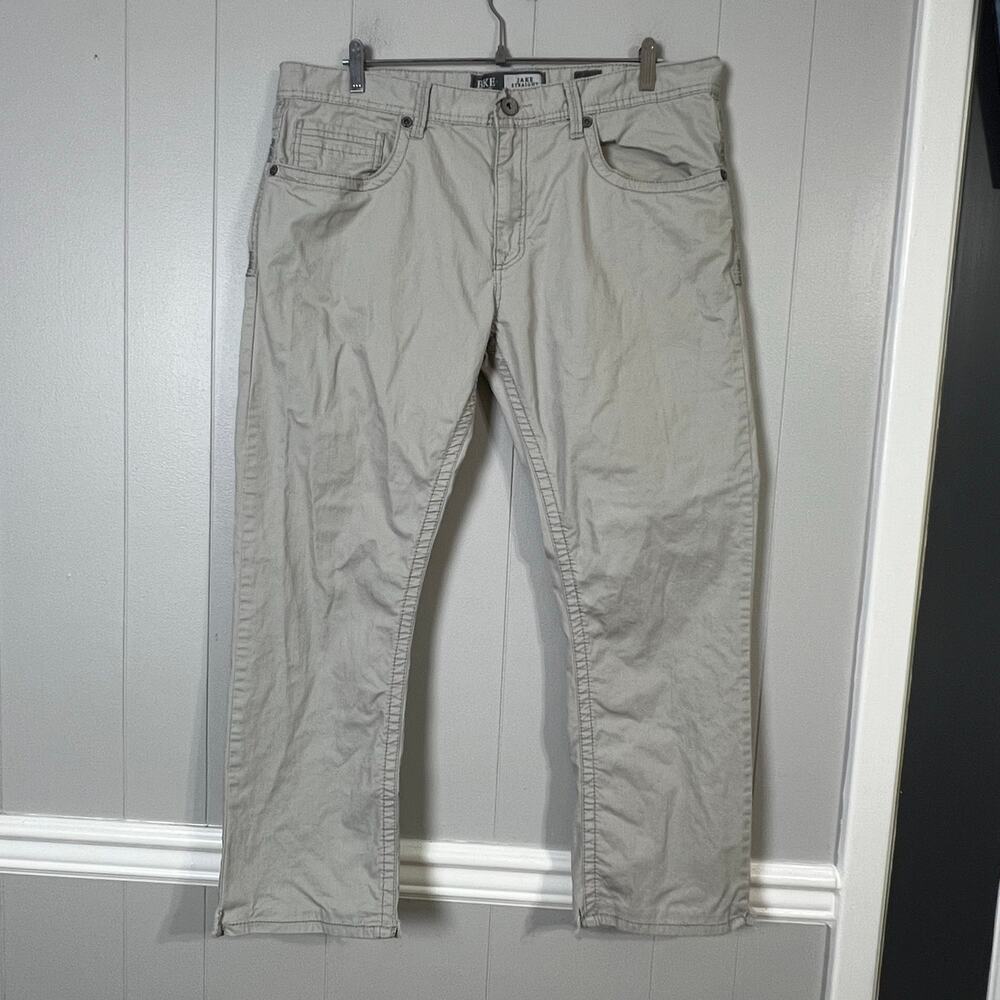 BKE 38x27 Jake Straight Pants Mens 38 Light Khaki